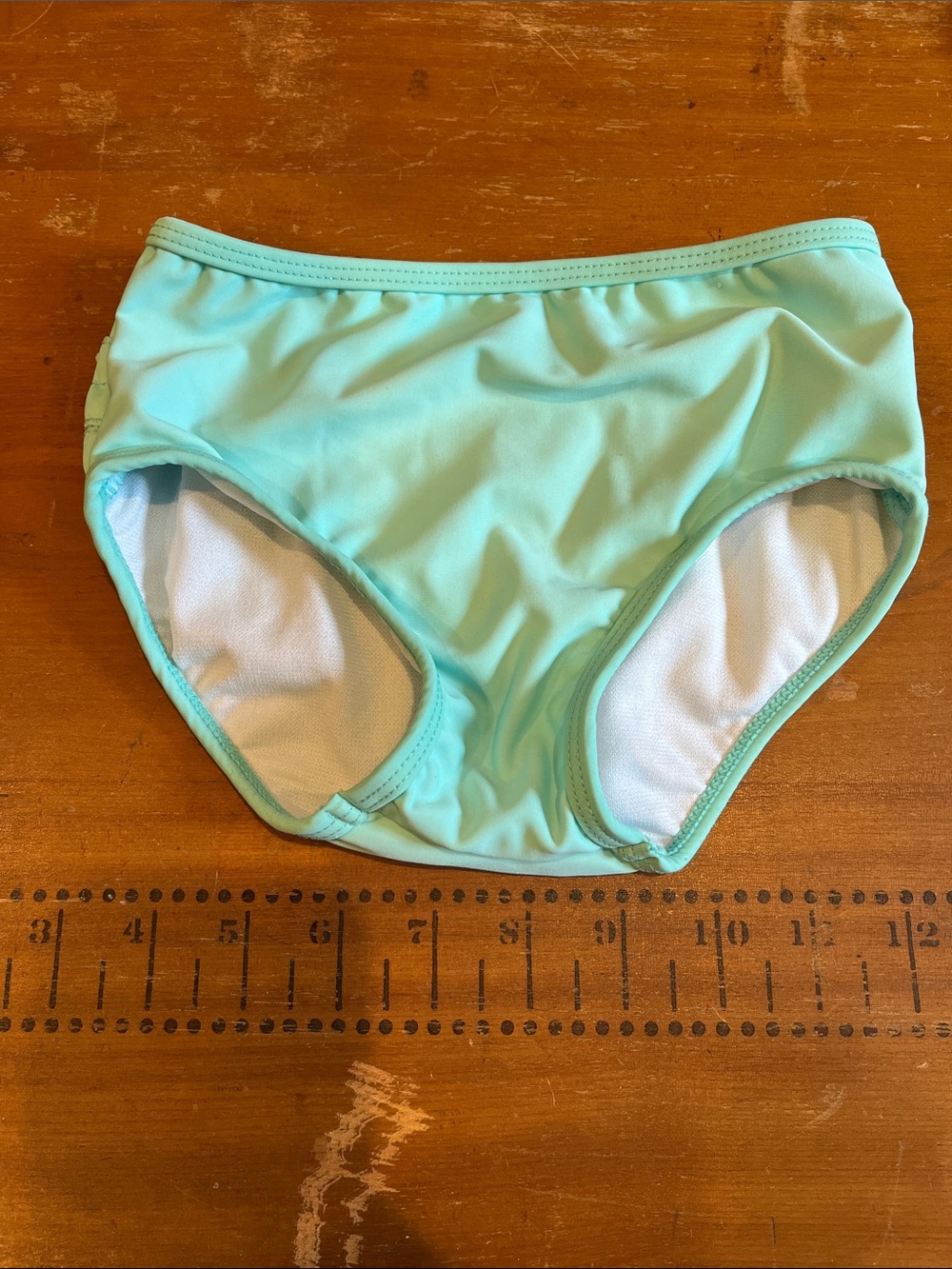 Set/2 RUFFLE BUTTS 4T Cream Confetti Print Ruffled Rash Guard & Bottoms - Picture 5 of 9